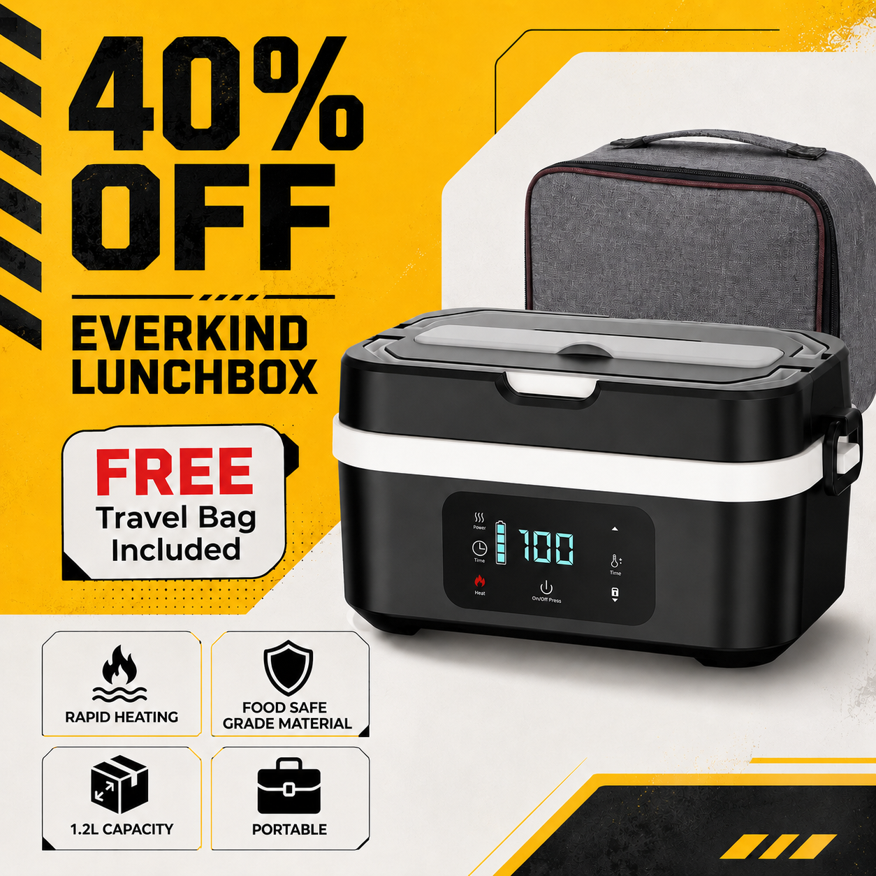 Heating Lunchbox - Portable And Convenient